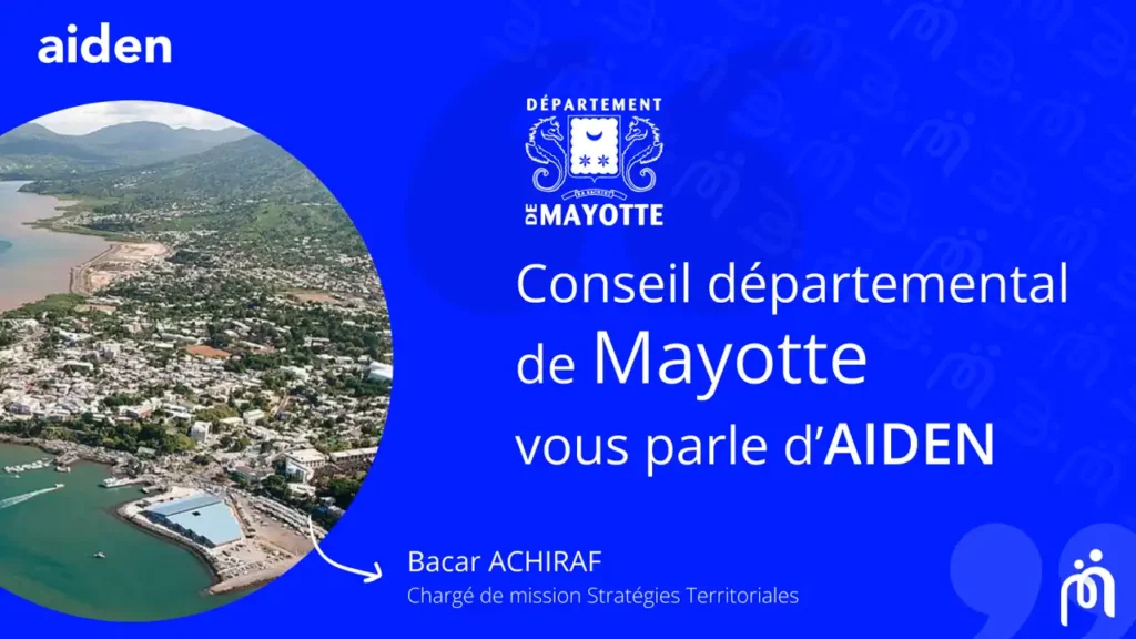 Bacar ACHIRAF, Conseil départemental de Mayotte, très satisfait du Portail des Aides déployé en seulement 3 mois