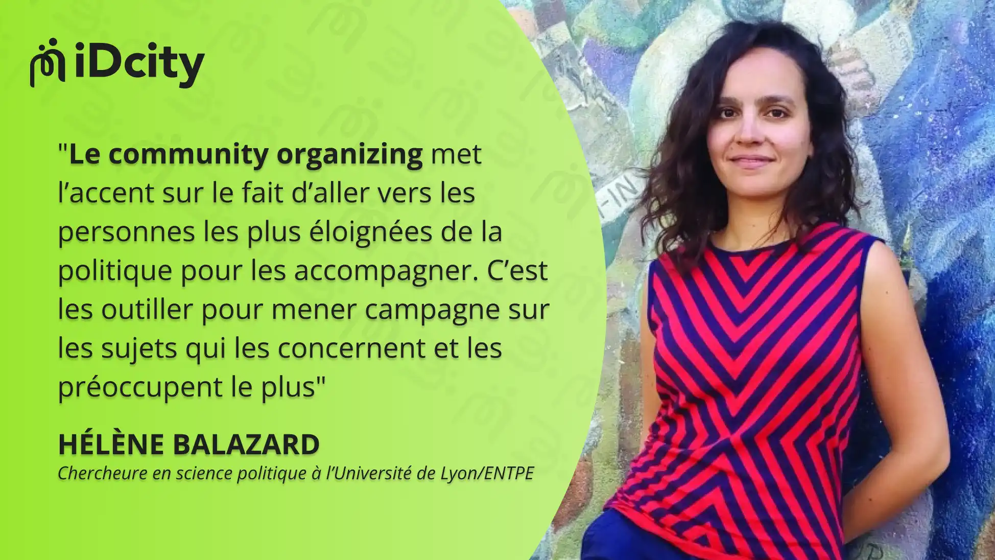 community organizing Hélène Balazard IDCITY MGDIS