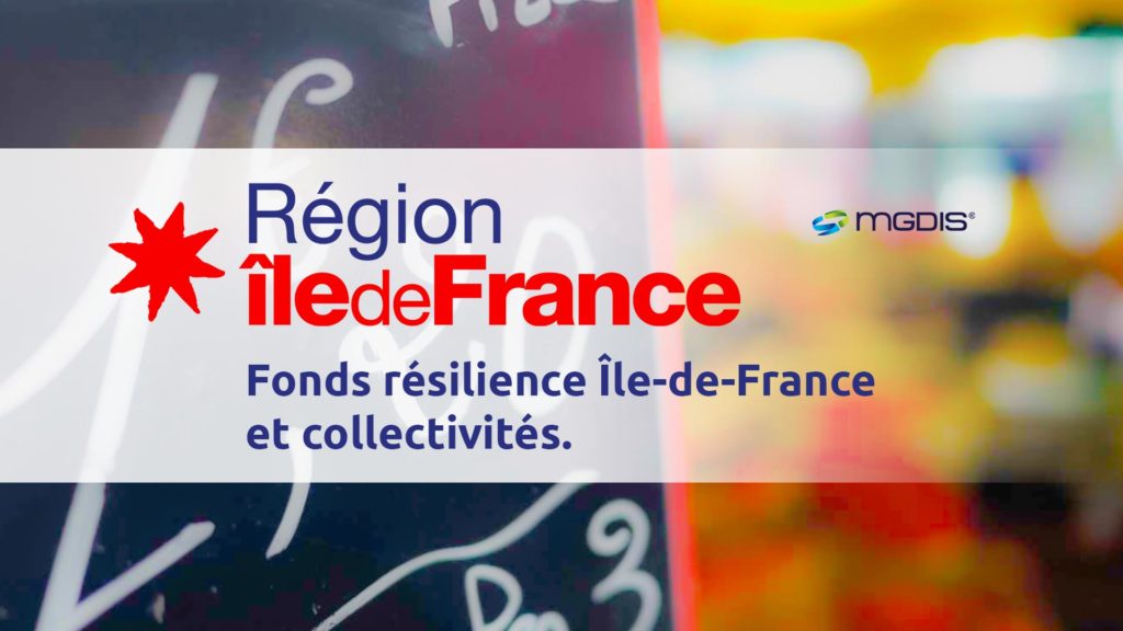 La plateforme du Fonds de résilience Ile-de-France par MGDIS