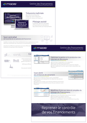 Fiche Solution MGDIS Gestion des financements 2022