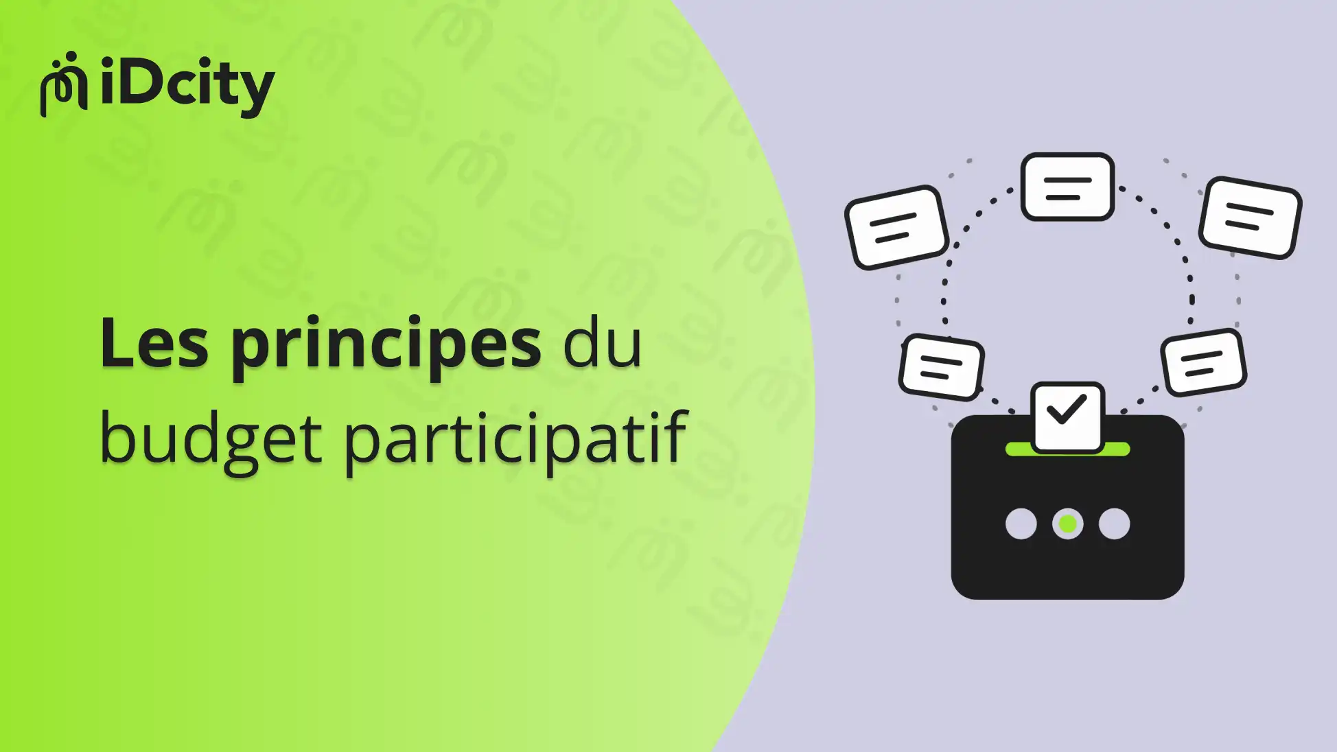 les principes du budget participatif