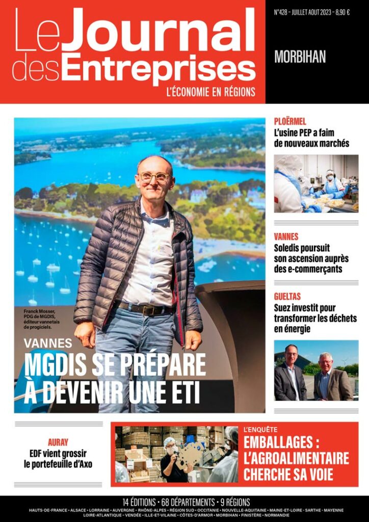 Couverture-et-article-Journal-des-Entreprises_MGDIS-40-ans-juillet-2023-1