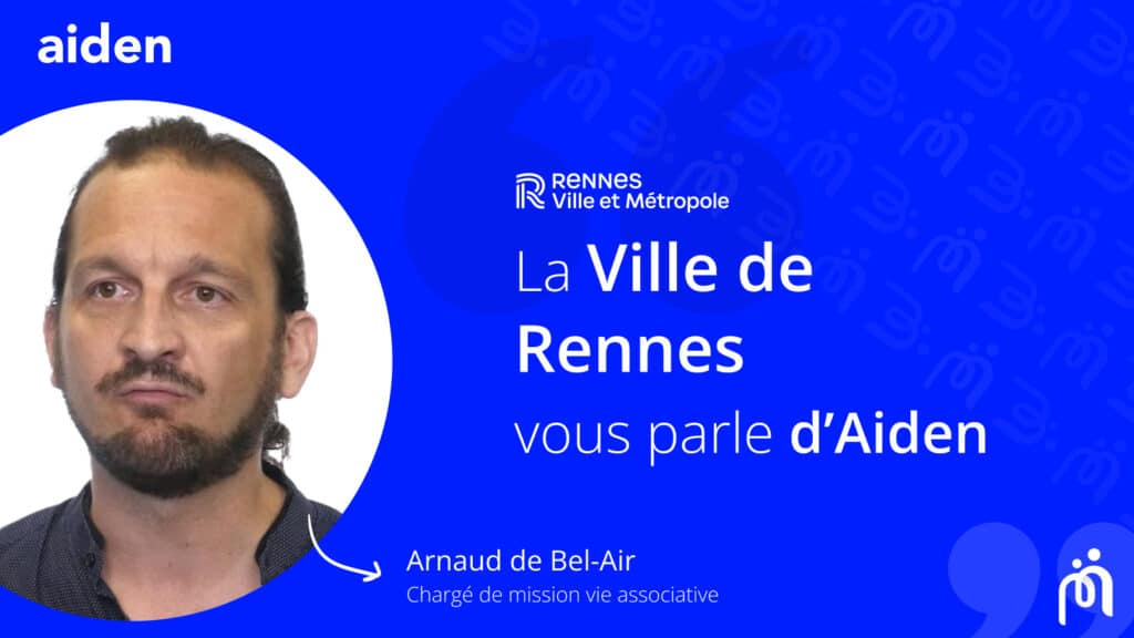 Retour d'expérience d'Arnaud de Bel Air de la Ville de Rennes sur le Portail Aiden