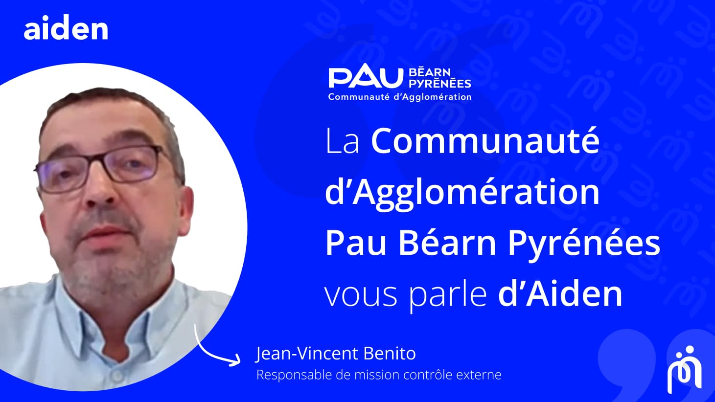 Retour d'expérience de Jean Vincent Benito de la CA Pau Béarn Pyrénées sur le Portail des Aides MGDIS