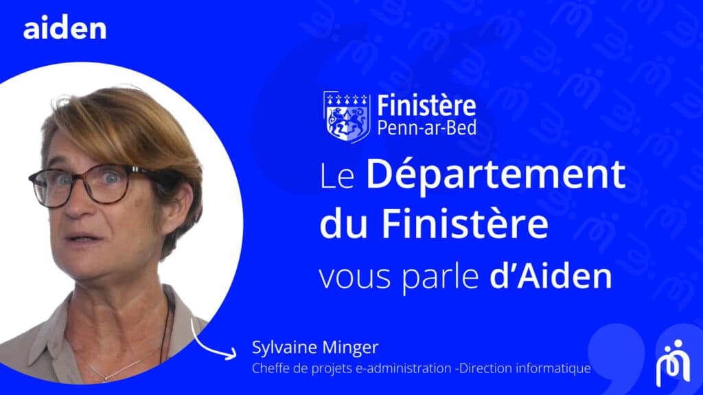 Retour d'expérience de Sylvaine MINGER du Département du Finistère sur le Portail Aiden