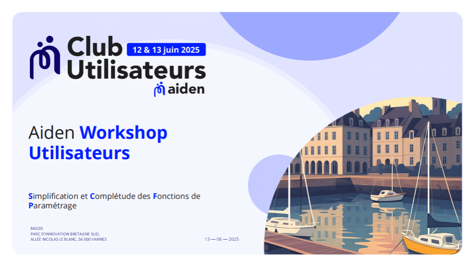 Club U Aiden Workshop utilisateurs SCFP