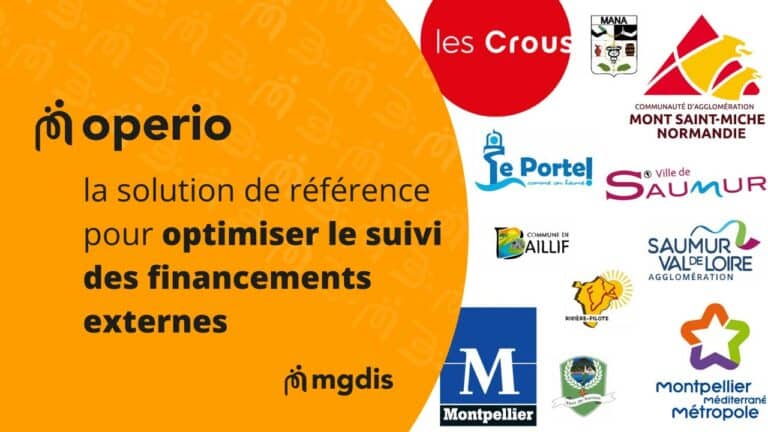 Operio la solution de référence pour optimiser le suivi des financements externes