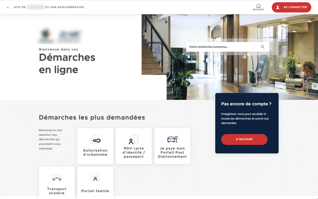 Proxicité - exemple portail citoyens par MGDIS