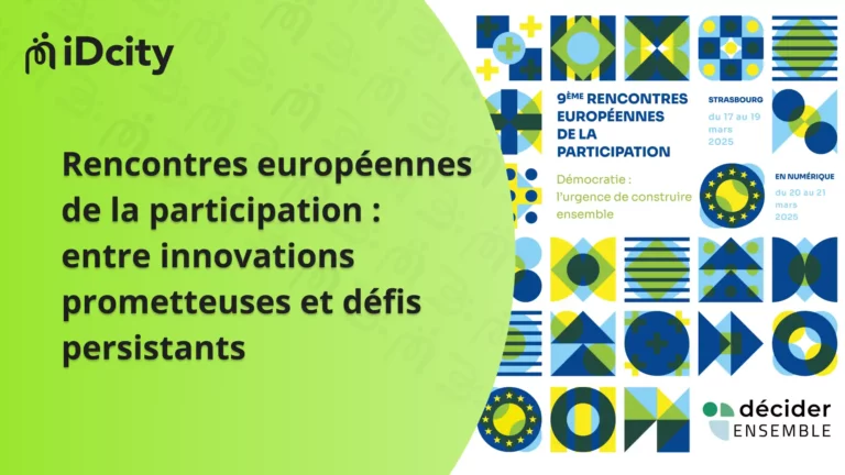 Rencontres européennes de la participation : entre innovations prometteuses et défis persistants