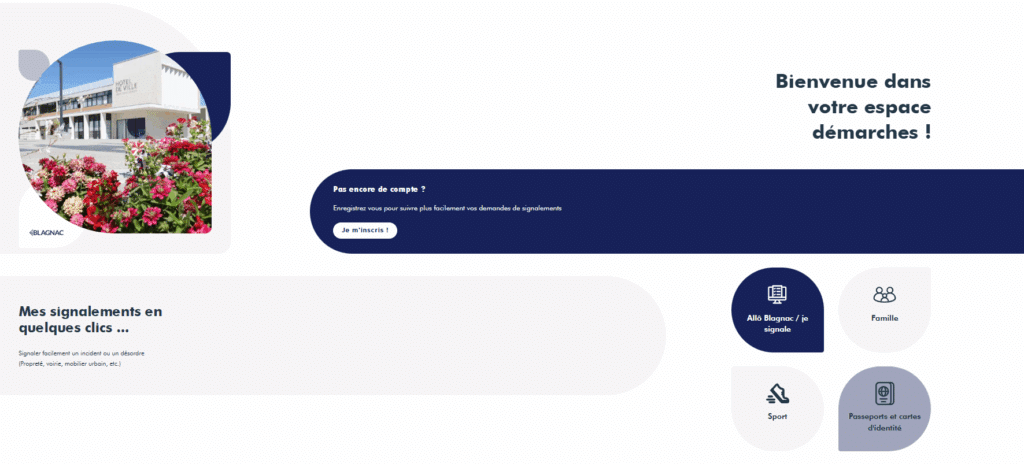 Allo Blagnac connexion MGDIS