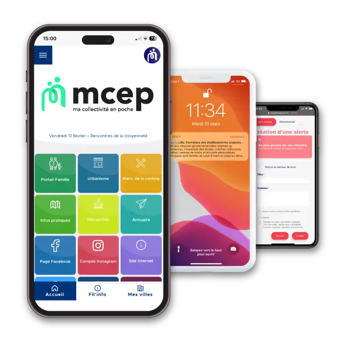 application mobile pour les collectivité information a la population et demarches