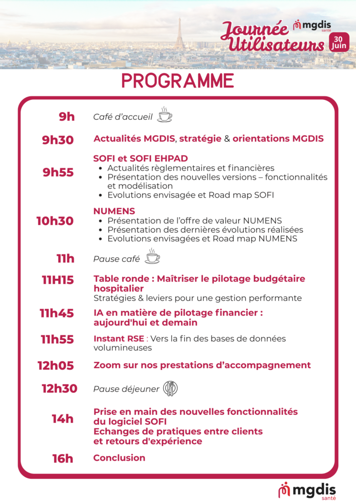 Image LP PROGRAMME Journée Utilisateurs Santé Mardi 30 Juin 2026