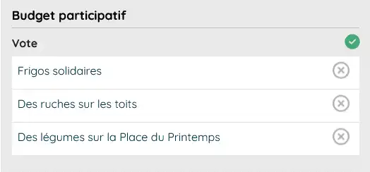 voter pour des propositions 1